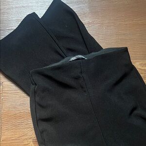 Zara Women's Elegant Black Wide Leg Pants